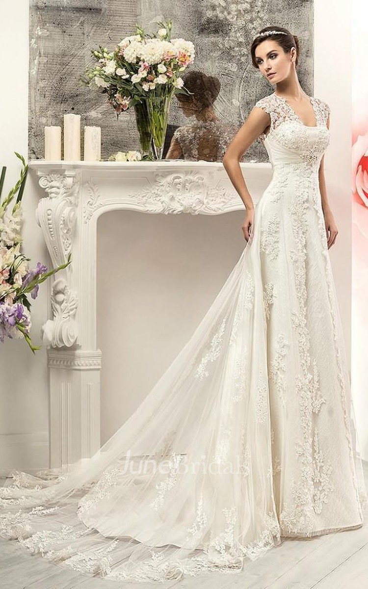 A line sheath wedding on sale dress