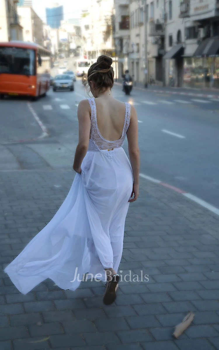 Bohemian Lace Wedding Weddig Dress