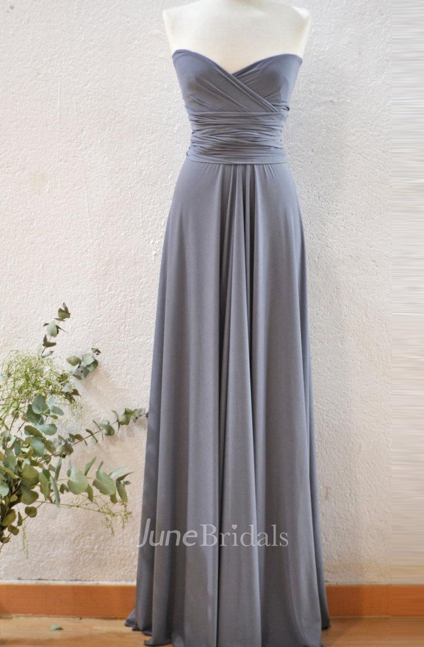 grey infinity dress